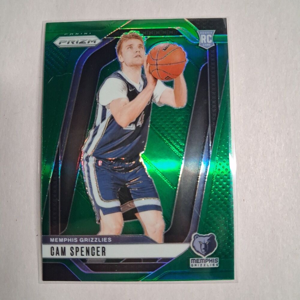 2024-25 Panini Prizm - Cam Spencer #246 Green Prizm (RC)